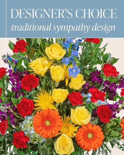 Designer's Choice - Traditional Sympathy Design from Sunrise Floral in O'Neill, Nebraska