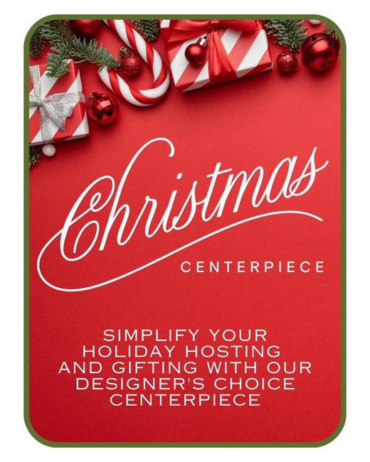 Christmas Centerpiece from Sunrise Floral in O'Neill, Nebraska