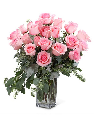 Pink Roses (24) from Sunrise Floral in O'Neill, Nebraska