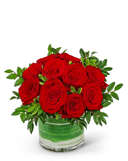 One Dozen Rosy Posy Red Roses from Sunrise Floral in O'Neill, Nebraska