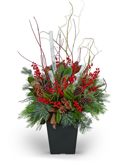 Winter Porch Pot from Sunrise Floral in O'Neill, Nebraska