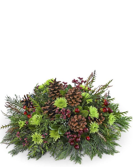 Trimmed in Tradition Centerpiece from Sunrise Floral in O'Neill, Nebraska Trimmed in Tradition Centerpiece from Sunrise Floral in O'Neill, Nebraska